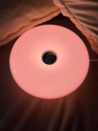 Lampada Stile IKEA Varmblixt Donut Ciambella Rosa