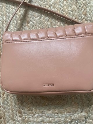 Bolso Parfois Rosa Piel Trenzada