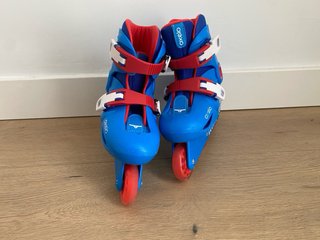 Pack Patines Oxelo Talla 26-28 + Casco Azul