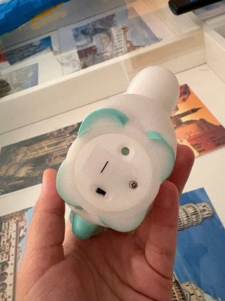Figura Unicornio Blanco y Turquesa