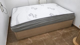 Letto a castello con materasso nuovo e smontabile