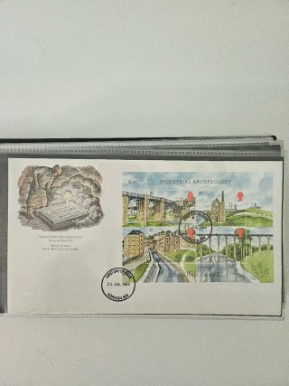Álbum Sobres Primer Día Royal Mail 1989-1990