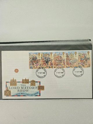 Álbum Sobres Primer Día Royal Mail 1989-1990
