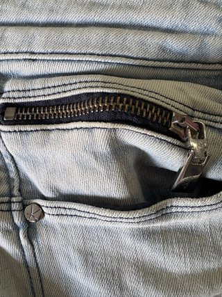 Pantalón vaquero Kaos flare azul claro