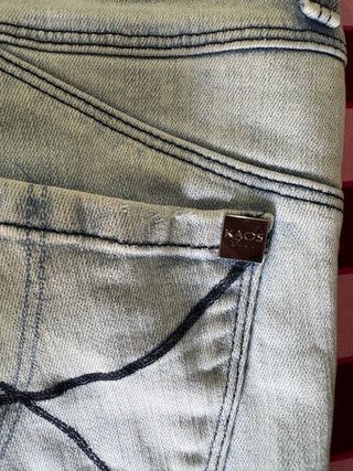 Pantalón vaquero Kaos flare azul claro