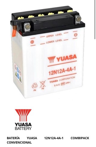 Batería Yuasa 12N12A-4A-1 yamaha