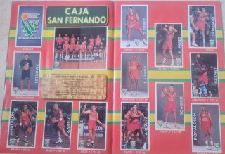 Álbum cromos Baloncesto completo ACB Liga 96-97