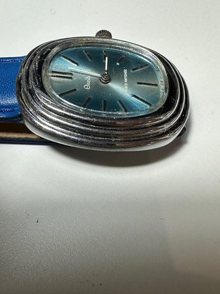 Reloj Occident Vintage Ovalado Azul