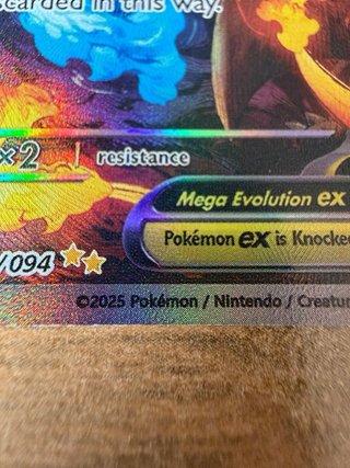 Carta Pokémon Mega Charizard X ex Inglese