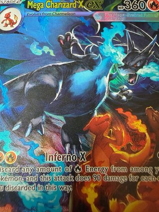 Carta Pokémon Mega Charizard X ex Inglese