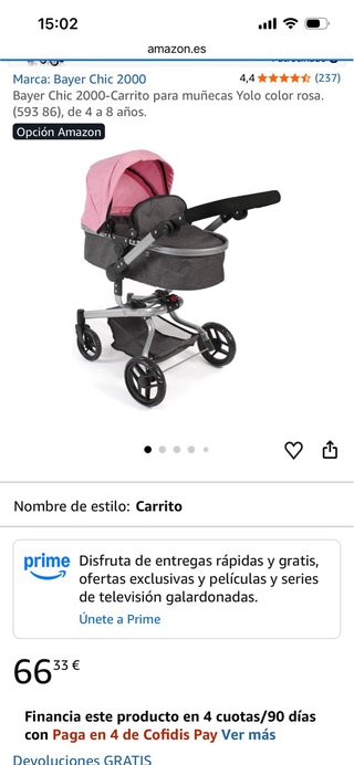 Carrito de muñecas