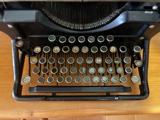 Máquina de escribir Underwood antigua
