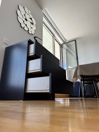 Cajonera Negra Ikea MALM
