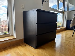 Cajonera Negra Ikea MALM