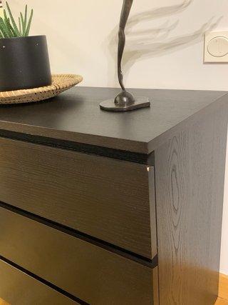 Cajonera Negra Ikea MALM