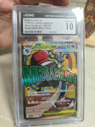 Mega Lucario ex #228/193 Holo CGC 10