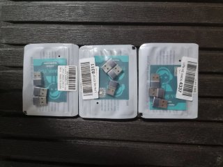Adaptador USB C Hembra a USB Macho (3 uds)