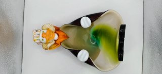 Gran Payaso en Cristal de Murano 27cm, IMPECABLE