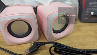 MSCUBE Altavoces Gaming Compactos 8W