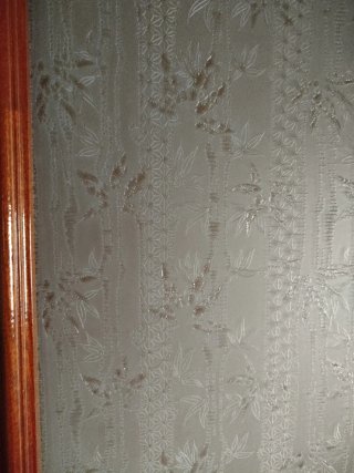 Conjunto de 2 puertas de madera con cristal tallad