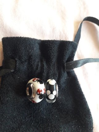 2 Charms Mickey y Minnie