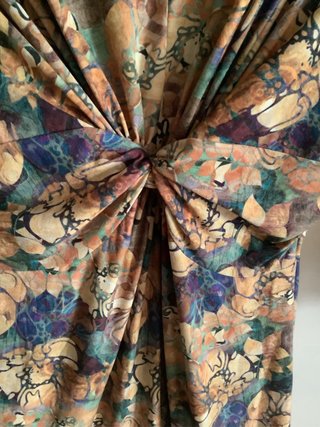 Mono largo estampado floral
