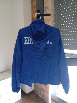Cortavientos Diesel Azul y Gris