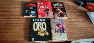 Novela Negra, Thrillers y Bestsellers (5 libros)