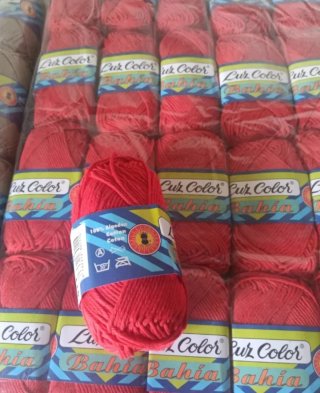 Lote de 5 ovillos de algodón Luz Color