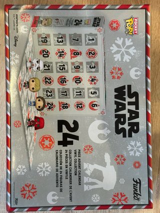 Calendario adviento funko star wars navidad usado