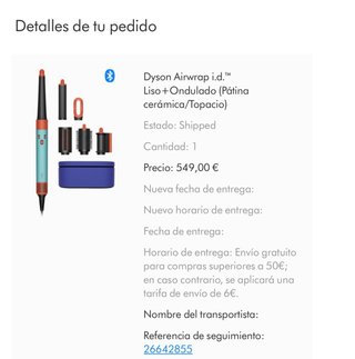 Dyson Airwrap i.d. Naranja y Turquesa