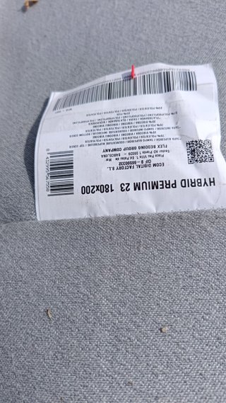 Colchón 180x200 Hybrid Premium con Tara