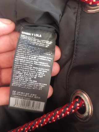 Mochila Bimba y Lola Negra Nylon