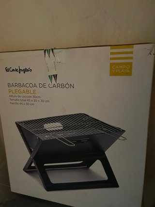 Barbacoa Carbón Plegable El Corte Inglés