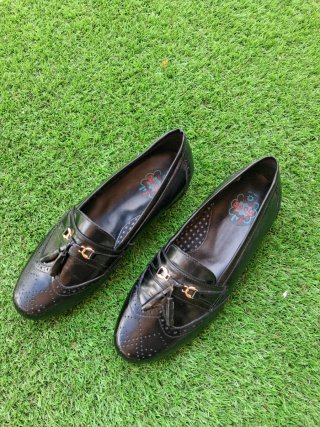 Zapatos vintage unisex negros
