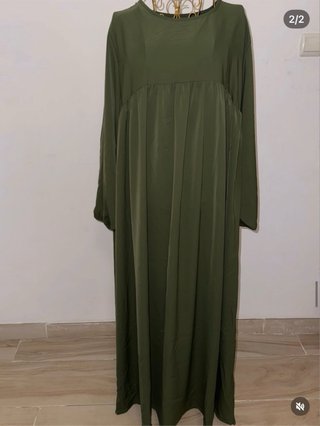 Vestido verde talla única