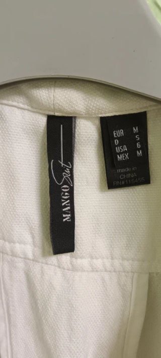 Conjunto Mango Chaqueta Vestido Lino Talla M