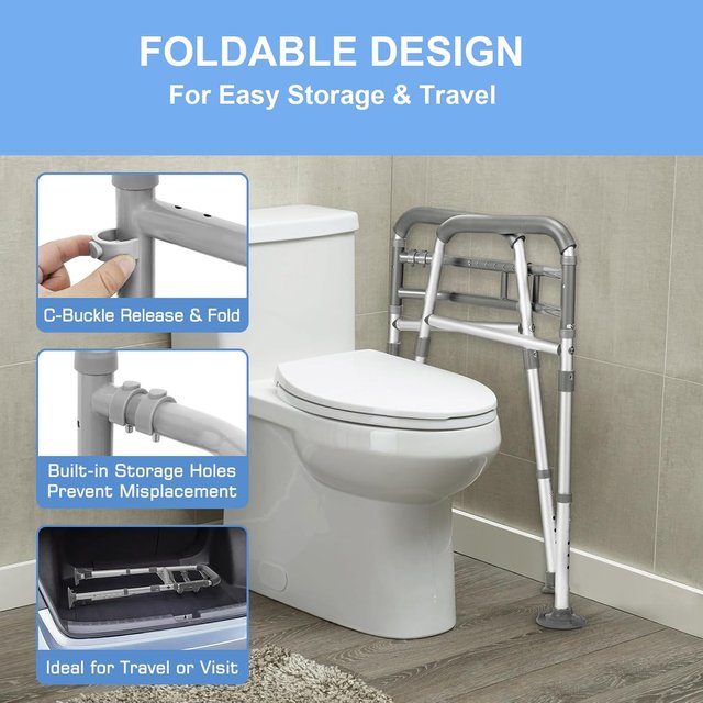 APOYABRAZOS WC AJUSTABLE SEGURIDAD 150KG