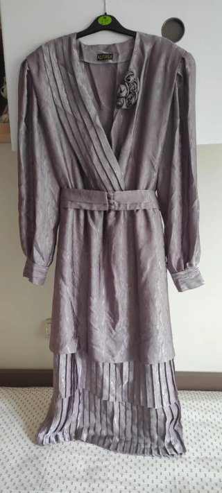 Vestido ceremonia KEITOSA manga larga talla M