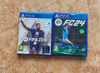 Juegos PS4 FIFA 23 y FC 24