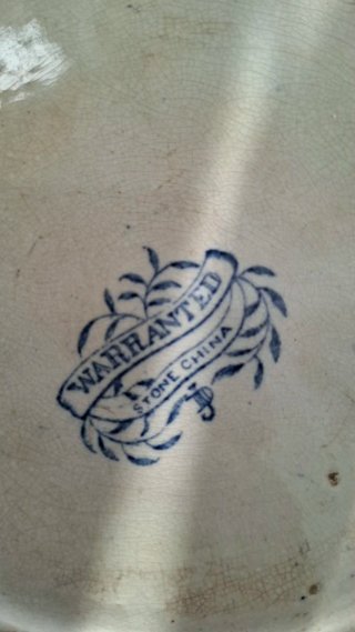 2 Piatti Antichi Warranted Stone China