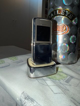 Teléfono Nokia Plata y Negro Coleccionista