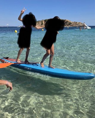Tabla Paddle Surf Azul y Naranja