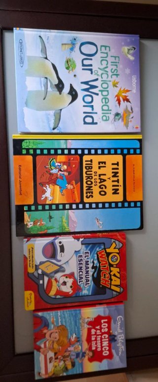Lote 4 libros infantiles y juveniles