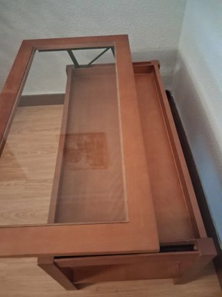 Mesa de centro elevable