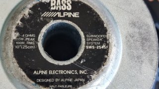Dos Altavoces Coche Alpine SWS 2545F