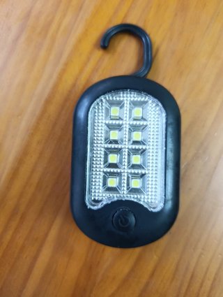 Linterna LED con gancho