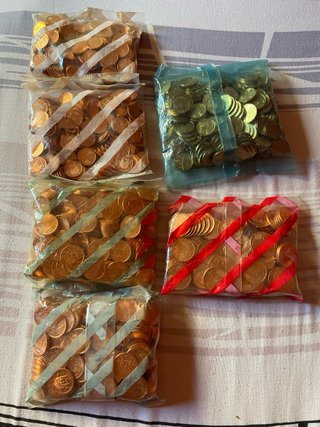 Lote monedas pesetas y céntimos sin circular