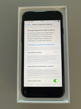 iPhone SE (2020) 128GB Negro - Caja Original