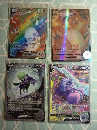 Cartas Pokémon Variadas